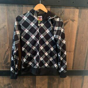 Burton Dry Ride Plaid Lined Hoodie Women's Size S